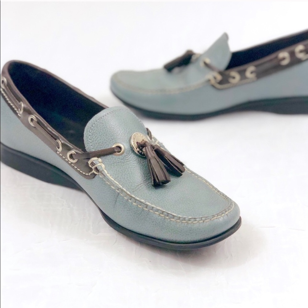 COLE HAAN | Leather Tassel Boat Shoe Loafers EUC